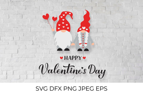 Couple of cute gnomes. Valentines day SVG SVG LaBelezoka 