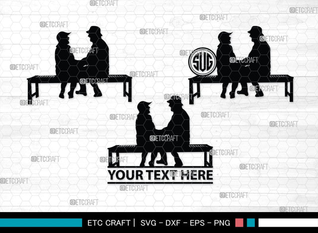 Couple On A Bench Silhouette, Couple On A Bench SVG, Bench Svg, Couple Svg, Couple Bundle, SB00346 SVG ETC Craft 