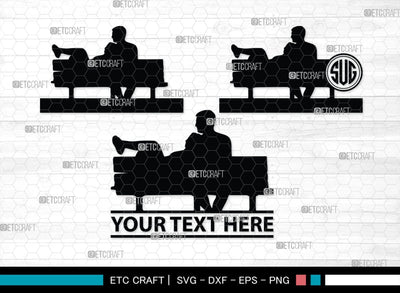 Couple On A Bench Silhouette, Couple On A Bench SVG, Bench Svg, Couple Svg, Couple Bundle, SB00346 SVG ETC Craft 