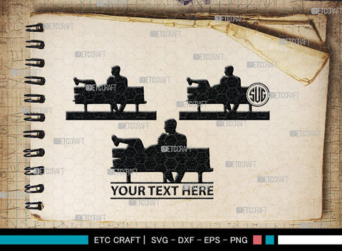 Couple On A Bench Silhouette, Couple On A Bench SVG, Bench Svg, Couple Svg, Couple Bundle, SB00346 SVG ETC Craft 