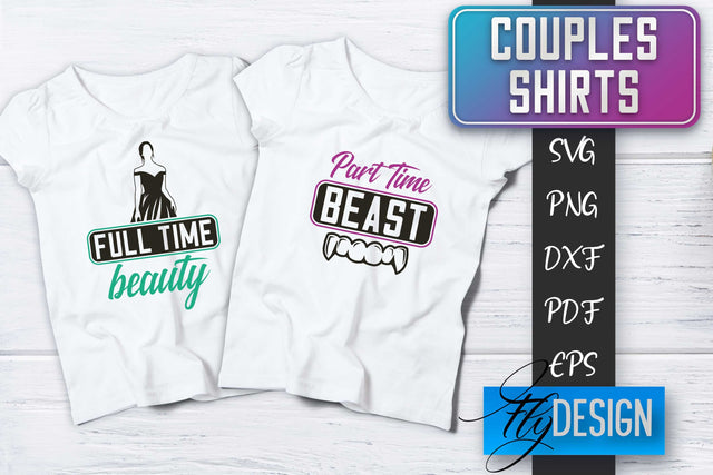 Couples Shirts SVG | Funny Quotes SVG Fly Design 