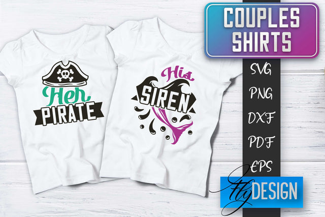Couples Shirts SVG | Funny Quotes SVG Fly Design 