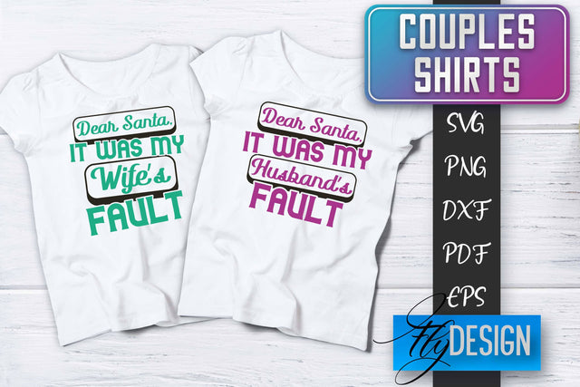 Couples Shirts SVG | Funny Quotes SVG Fly Design 