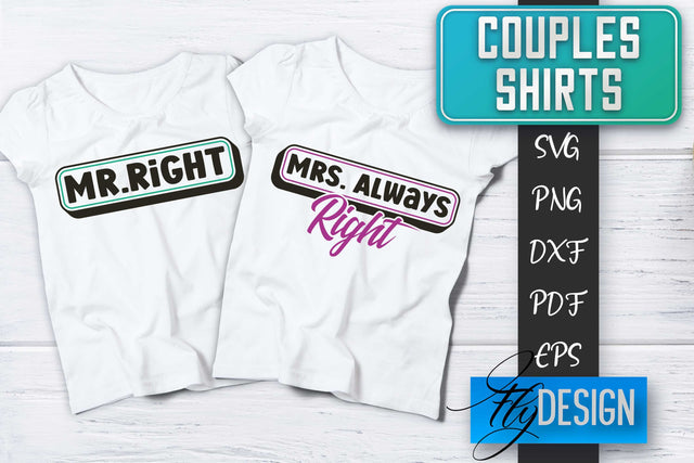 Couples Shirts SVG | Funny Quotes SVG Fly Design 