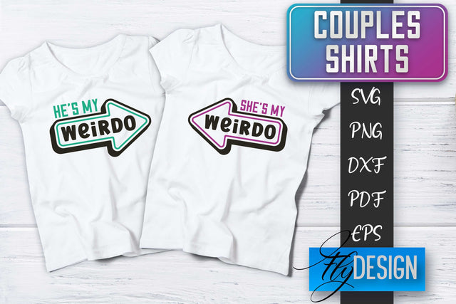 Couples Shirts SVG | Funny Quotes SVG Fly Design 