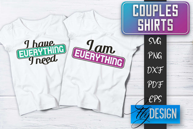 Couples Shirts SVG | Funny Quotes SVG Fly Design 