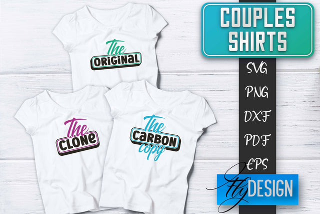 Couples Shirts SVG | Funny Quotes SVG Fly Design 