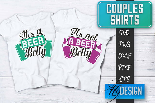 Couples Shirts SVG | Funny Quotes SVG Fly Design 
