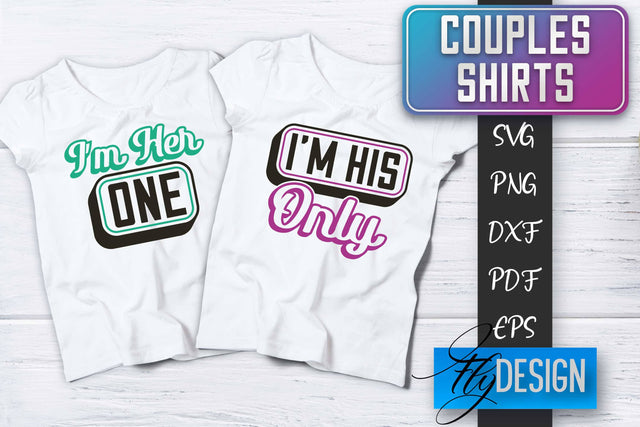 Couples Shirts SVG | Funny Quotes SVG Fly Design 