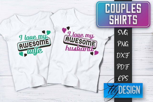 Couples Shirts SVG | Funny Quotes SVG Fly Design 