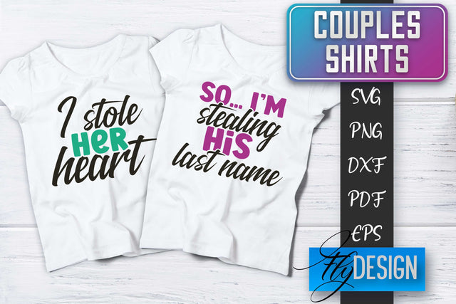 Couples Shirts SVG | Funny Quotes SVG Fly Design 