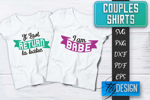 Couples Shirts SVG | Funny Quotes SVG Fly Design 
