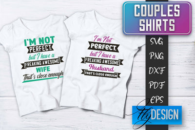 Couples Shirts SVG | Funny Quotes SVG Fly Design 