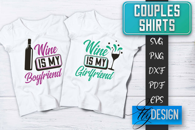 Couples Shirts SVG | Funny Quotes SVG Fly Design 