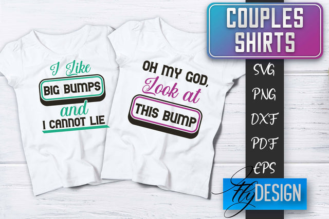 Couples Shirts SVG | Funny Quotes SVG Fly Design 