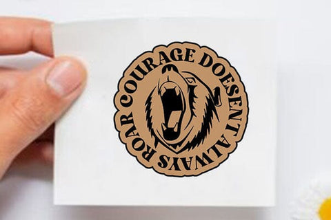 Courage Doesent Always Roar SVG Angelina750 