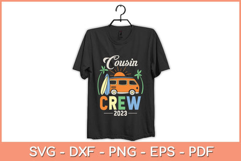 Cousin Crew 2023 Summer Vacation Beach Matching Family Trip Svg SVG artprintfile 