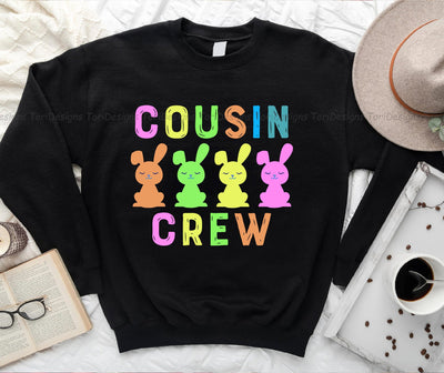 Cousin Crew Bunny Rabbit PNG sublimation design Sublimation ToriDesigns 