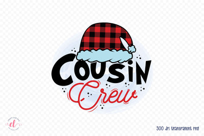 Cousin Crew | Kids Christmas Sublimation Design Sublimation CraftLabSVG 