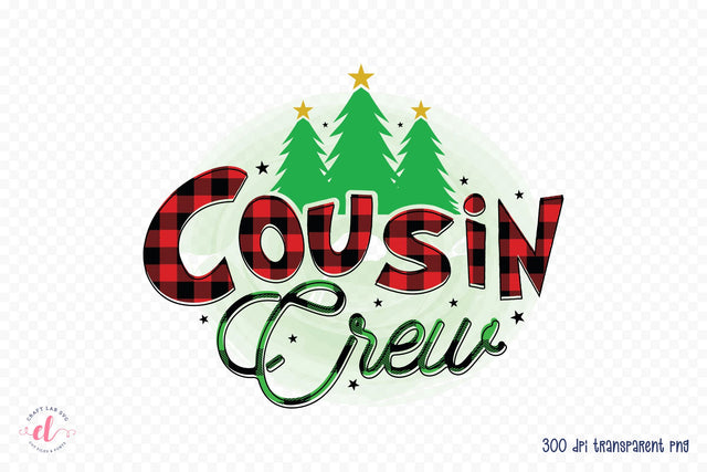 Cousin Crew PNG, Kids Christmas PNG Sublimation Sublimation CraftLabSVG 