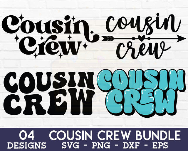 Cousin Crew SVG Bundle - Cousin Crew PNG, Cousin Crew Shirt SVG, Cousin SVG, New to the Cousin Crew SVG, Best Cousin SVG, Cousin PNG SVG GraphicsTreasures 