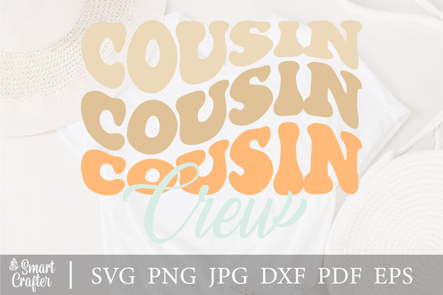 Cousin Crew svg, Cousins svg, Family svg, New to the Crew svg, Boys svg, Girls Svg, Cousin Team svg, Svg Dxf Eps Ai Png Silhouette Cricut SVG Fauz 