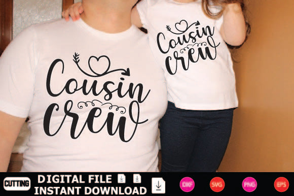 Cousin Crew SVG Shahin alam 
