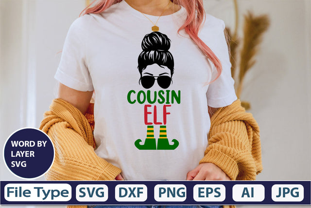 Cousin Elf SVG Cut File SVG DesignPlante 503 