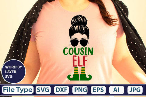 Cousin Elf SVG Cut File SVG DesignPlante 503 