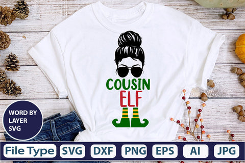 Cousin Elf SVG Cut File SVG DesignPlante 503 