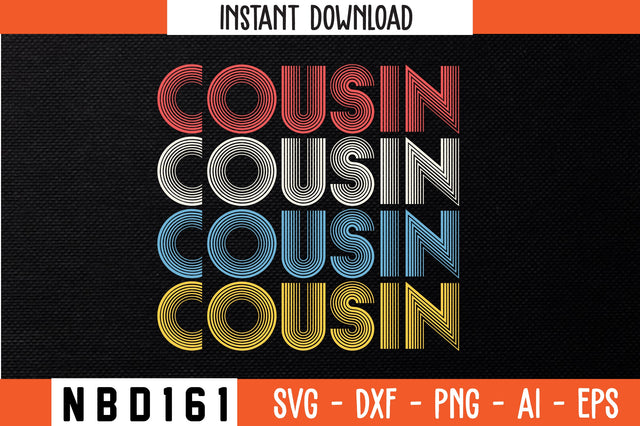 COUSIN Retro Design SVG Nbd161 