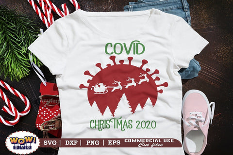 Covid Christmas 2020 svg, Christmas svg, Dxf, Png SVG Wowsvgstudio 