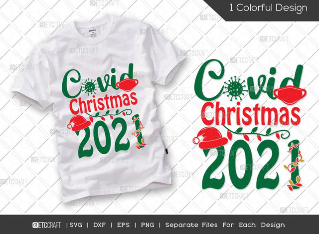 Covid Christmas 2021 SVG Cut File | Mask Svg | Christmas Svg | Covid Christmas Svg | Merry Christmas Svg | Family Christmas Svg | T-shirt Design SVG ETC Craft 