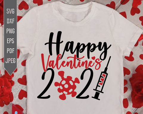 Covid Valentine's Day Svg Bundle. 2021 Quarantined Valentine's Svg. Pandemic Svg. Virus Svg. Covid 19 Cricut, Silhouette, Dxf, Eps, Png SVG Mint And Beer Creations 