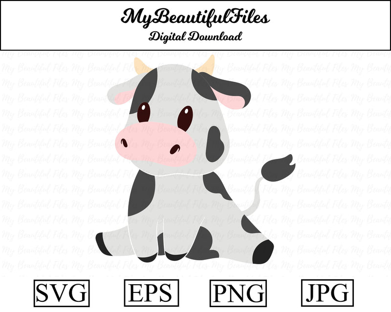 Cow - Animal SVG MyBeautifulFiles 
