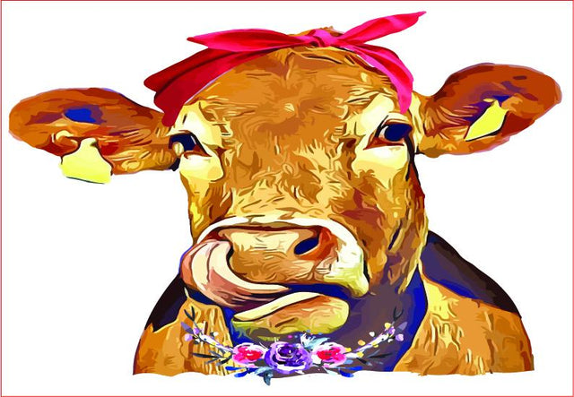 Cow Bandana, Farm Life,Cow Sublimation Graphic Sublimation sublimationhappy 