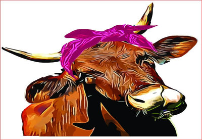 Cow Bandana Graphic Sublimation sublimationhappy 