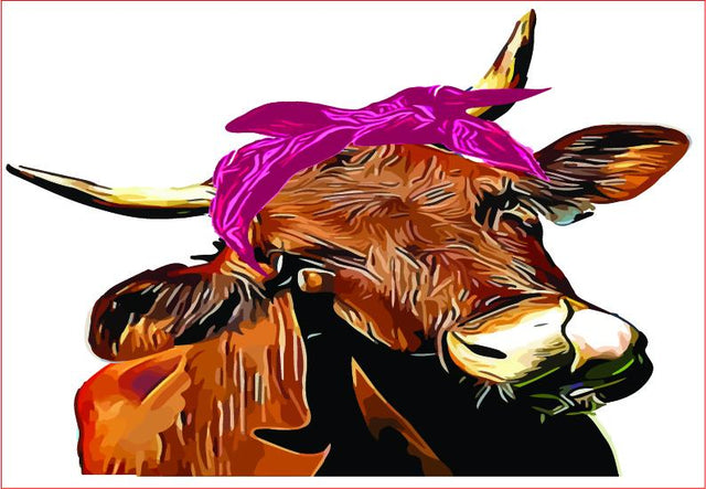 Cow Bandana Graphic Sublimation sublimationhappy 