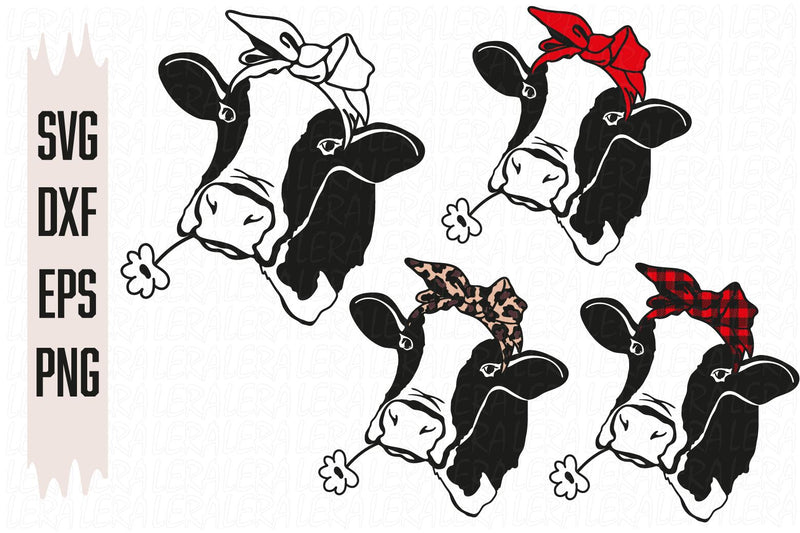 Cow Bandana Svg SVG Lerastudio 