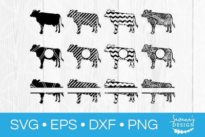 Cow Bundle SVG SavanasDesign 