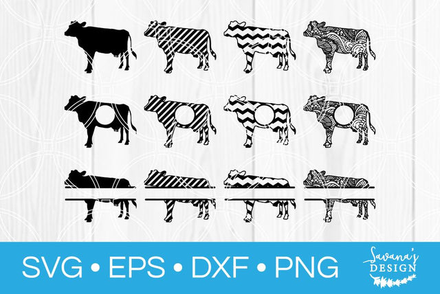 Cow Bundle SVG SavanasDesign 