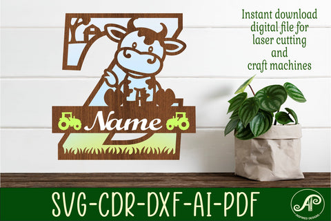 Cow capital monogram letter Z SVG cut file SVG APInspireddesigns 