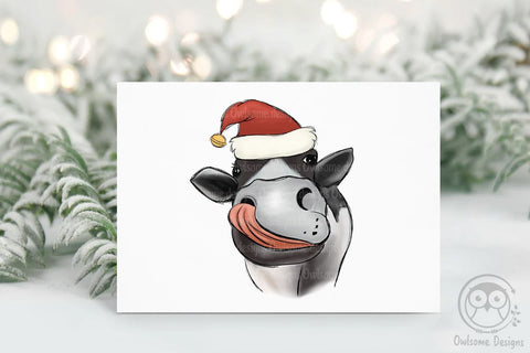 Cow Christmas Sublimation Sublimation LAM HOANG THUY 