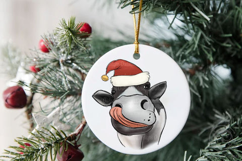 Cow Christmas Sublimation Sublimation LAM HOANG THUY 