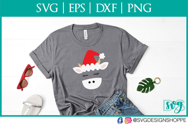 Cow Christmas SVG SVG Design Shoppe 