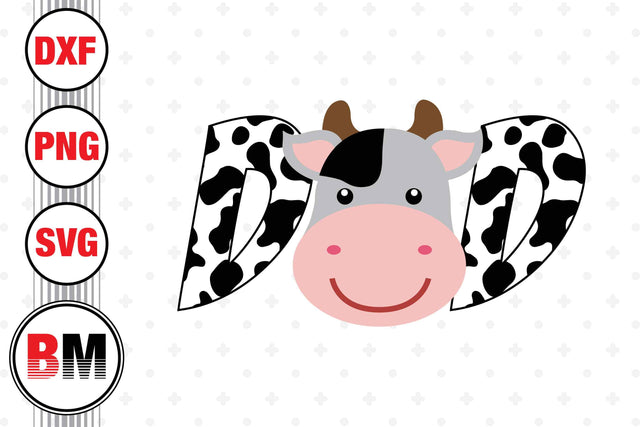 Cow Dad SVG, PNG, DXF Files SVG BMDesign 