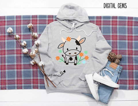 Cow design SVG Digital Gems 