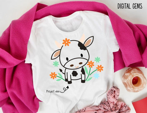 Cow design SVG Digital Gems 