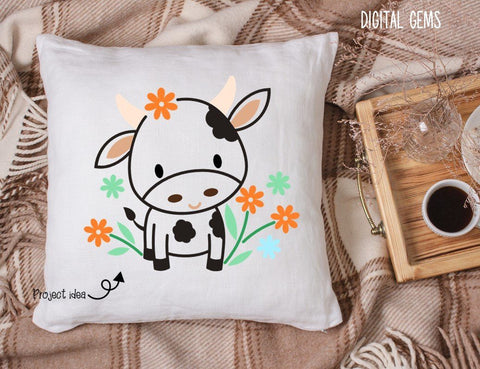 Cow design SVG Digital Gems 