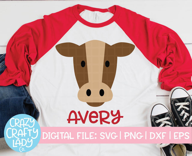 Cow | Farm SVG Cut File SVG Crazy Crafty Lady Co. 